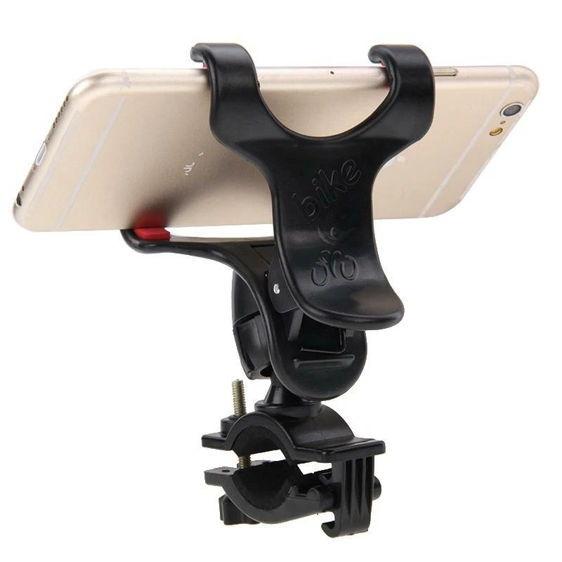 Universal Motorcycle Bike Bicycle Handlebar Cell Phone GPS Clip Holder Stand - Image 1 of 4