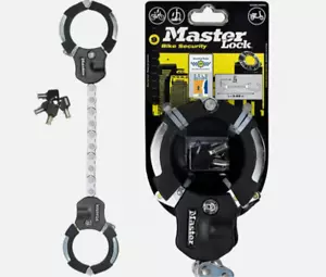 Hardened Steel Chain Link Street Cuff Multi-Purpose Bike & Scooter Lock - Picture 1 of 10