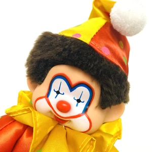 Vintage Corky Clown Monchhichi Monkey Doll California Stuffed Toys Thumb sucking - Picture 1 of 8