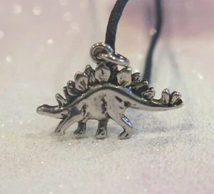 Stegosaurus Dinosaur Adjustable Pendant Necklace Perfect Stocking Filler Gift - Picture 1 of 2