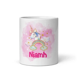 Personalised Unicorn Ceramic Pencil Pot Pen Holder Kids School Office Desk - Picture 1 of 1
