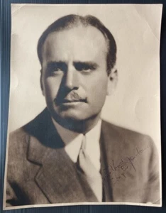 Foto firmada vintage de Doughlas Fairbanks 26x35 - Imagen 1 de 2