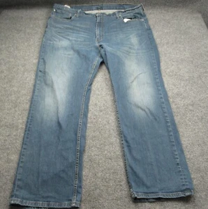 Levis 559 Jeans Mens 44x35 Blue Reaxed Fit Straight Leg Dark Wash Denim - Picture 1 of 12