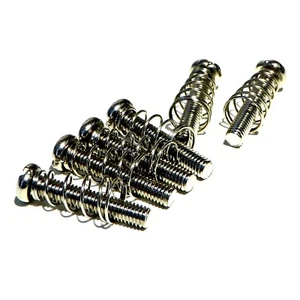 Guitar saddle adjusting screws and springs for bridge or tremolo 3mm x 18mm - Picture 1 of 13