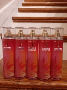 BATH AND BODY WORKS BAHAMAS PASSIONFRUIT & BANANA FLOWER SPRAY MIST LOT OF 5 NEW - Picture 1 of 4