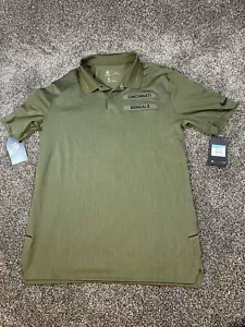 Polo ""Salute To Service"" Nike Verde Cincinnati Bengals talla Mediana Nuevo con etiquetas 944148-395 - Imagen 1 de 9