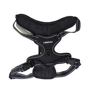 Rabbitgoo Dog Harness No-Pull Pet Harness with 2 Leash Clips, Adjustable L Black - Picture 1 of 5