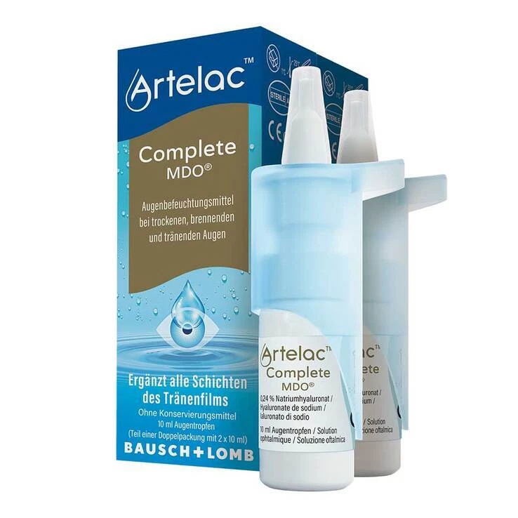 Artelac® Complete MDO® Augentropfen für trockene/ tränende Augen · 2X10 ml · PZN
