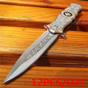 12X High-quality folding outdoor combat high-hardness tactical hunting knife - Picture 1 of 6
