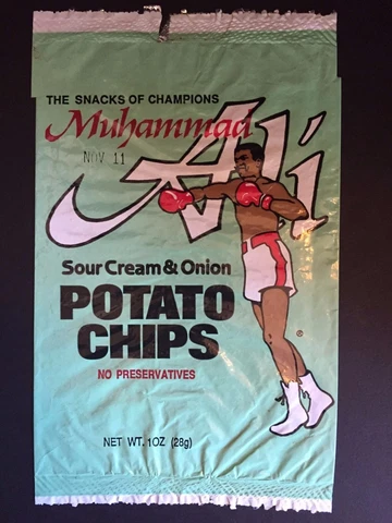 1992 Muhammad Ali, Potato Chips Bag Cover