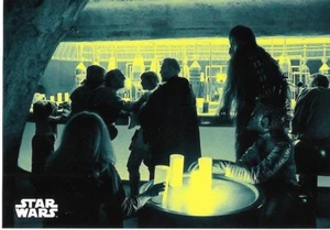 2018 Topps Star Wars Black & White A New Hope #47 Obi-Wan Steps in BLAU - Bild 1 von 1