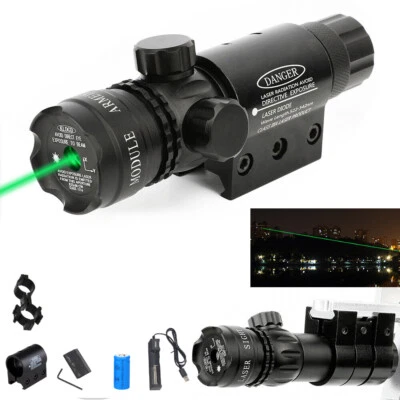 Mira láser de punto verde 20 mm riel tiro con arco arco compuesto rifle caza Reino Unido