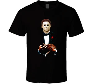 Michael Myers Corleone Godfather Halloween Parody Funny Fan Movie T Shirt - Picture 1 of 10