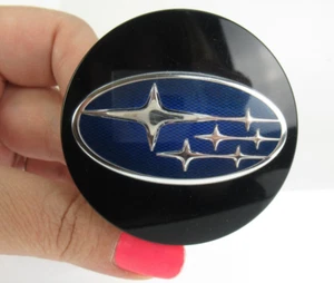 SUBARU WRX PA6+PPE 28821VA020 WHEEL CENTER CAP HUBCAP COVER RIM BLACK 16-17 - Picture 1 of 6