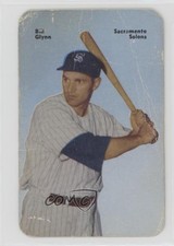 1952 Mother's Cookies Pacific Coast League Food Issue Bill Glynn #56