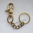 Solid Brass Lobster Clasps Fob Key Chain Ring Holder Hook Wallet Chain 1Pcs