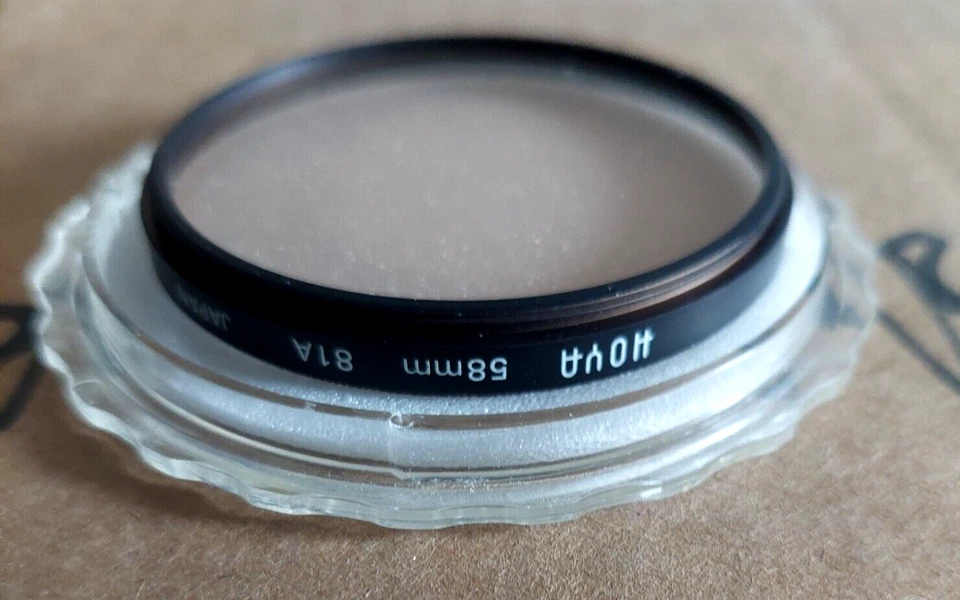 Hoya 58mm 8A light balancing filter - Image 1 of 1