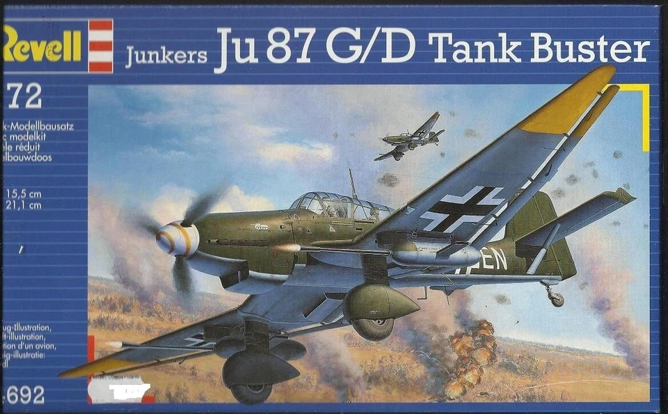 REVELL 04622 JUNKERS JU87 G/D NUOVO - Immagine 1 di 1