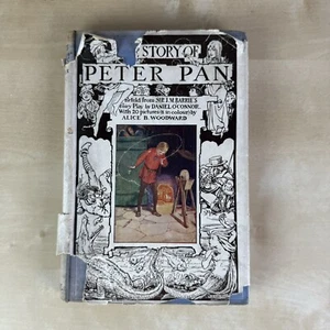 1941 The Story of Peter Pan retold Illustrated Alice B Woodward J M Barrie Bell - Picture 1 of 22