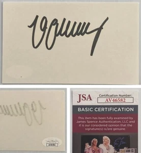 Heavyweight Champ Max Schmeling Signed Autograph 3x5 Index Card - JSA - FREE S&H - Picture 1 of 4