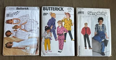 Lot of 3 Vintage Children’s Sewing Patterns Factory Folded Uncut - Image 1 of 2
