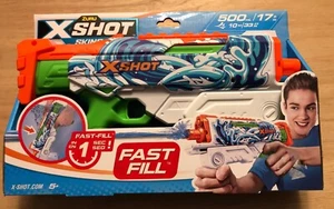 New ZURU X-Shot Water Blaster Toy NIP Fast-Fill Skins Hyperload Waves NIP - Picture 1 of 11