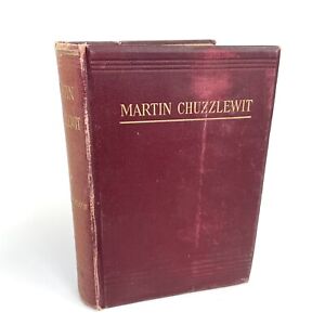 Martin Chuzzlewit Charles Dickens 1880s Lewis's of Bull Street Antique Book