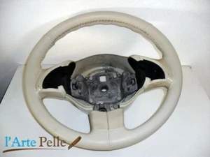 Coprivolante Fiat nuova 500 vera pelle avorio - Foto 1 di 1