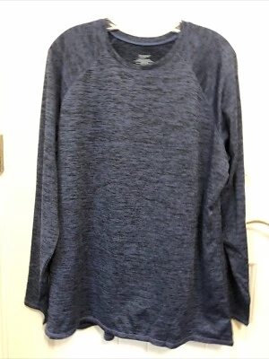 Climate Right by Cuddle Duds Fleece Top Blue Size XXL - Imagem 1 de 4