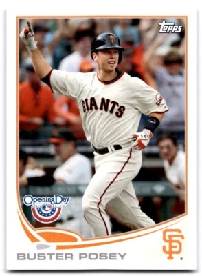 2013 Topps Opening Day Buster Posey San Francisco Giants #SF16 - Image 1 of 2