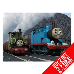 THOMAS THE TANK ENGINE POSTER ART PRINT A4 A3 SIZE - BUY 2 GET ANY 2 FREE - Picture 1 of 1