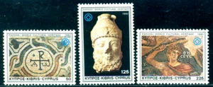 1982 Cultural Heritage,Christ monogram,Theseus Slaying Minotaur,Cyprus,568 ,MNH - Picture 1 of 1