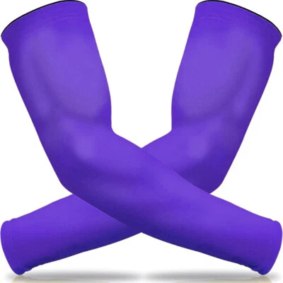 Mangas de brazo para hombres mujeres UPF 50+UV y protección solar mangas de compresión de enfriamiento Foto 1 de 4