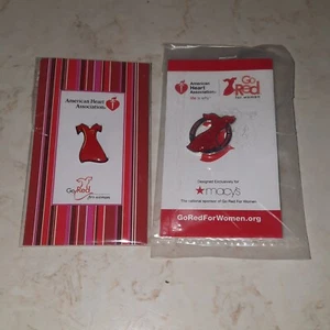 Pines Macy rojos de la American Heart Association Go - Imagen 1 de 6