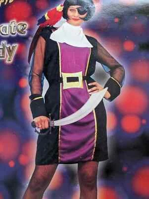 Disfraz Pirata Dama Vestido Elegante Mediano Mujer Adulto Juegos con disfraces Barco de Mar Compañero de Barco Foto 1 de 4