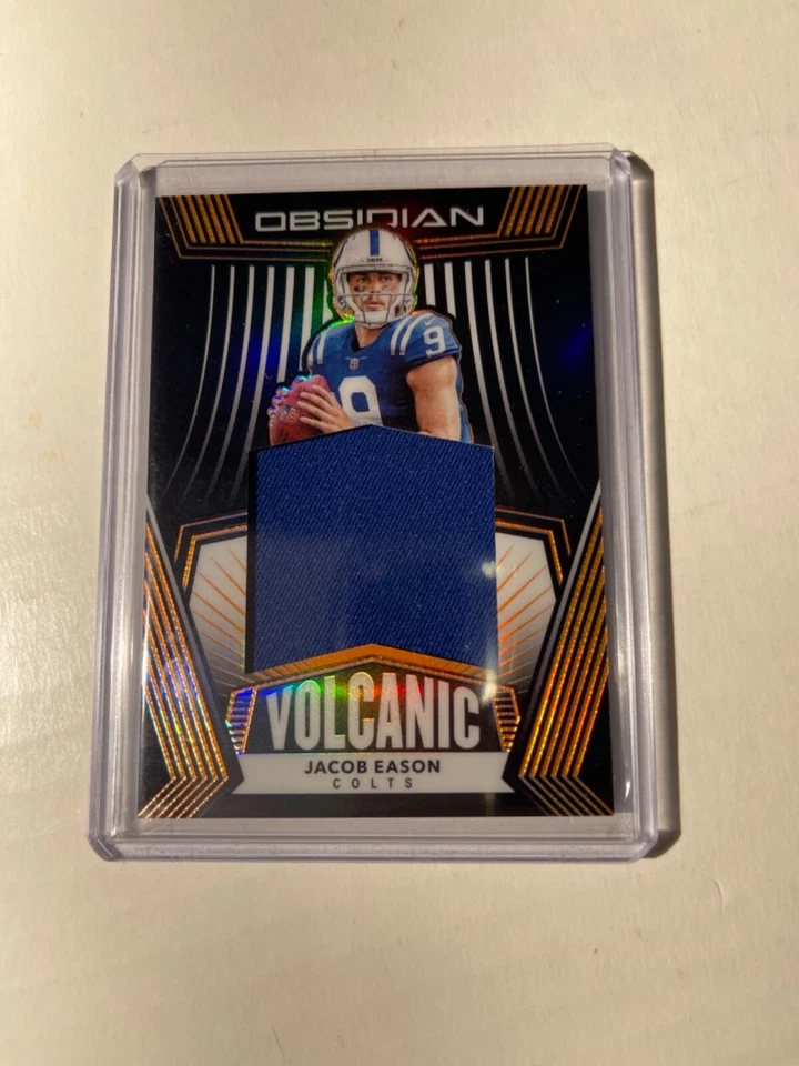 2020 Panini Obsidian JACOB EASON Volcanic Jersey Card Colts /75 - Image 1 of 1