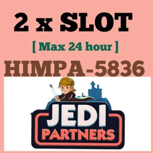 2 xCarry Slot (MAX 24 Hours) (JEDI PARTNERS EVENT) Mono_poly_Go Partners Slot - Picture 1 of 1