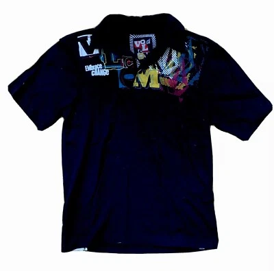 Polo VOLCOM Niño Negro Manga Corta "EMBRACE CHANGE" Gráfico Juvenil Talla M Foto 1 de 4