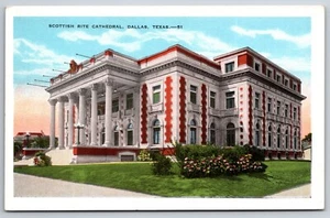 Scottish Rite Cathedral Dallas Texas TX UNP unbenutzt WB Postkarte B14 - Bild 1 von 2