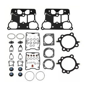 Fit for Harley Twin Cam BIG BORE 1550 1999-Up Top End Upper Gasket Set Kit Head/ - Picture 1 of 7