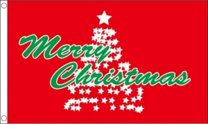 BANDERA DEL ÁRBOL DE NAVIDAD 5 ft X 3 ft - Imagen 1 de 1