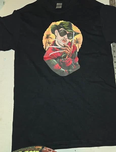 Bad Bunny Reggaetón Music Freddy Krueger T Shirt Graphic Tee Crew Neck Wmn small - Picture 1 of 5