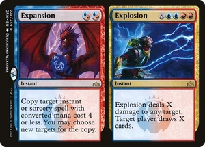 Expansion / Explosion 1x FOIL GRN MTG Guilds of Ravnica Rare MINT blue red - Picture 1 of 1
