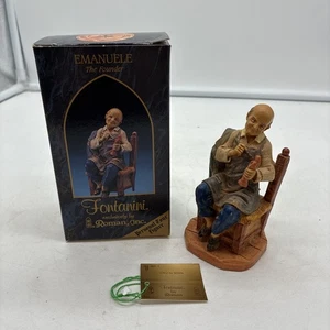 Fontanini Emanuele the Founder #65341 Personal Tour Figure w/Box 1998 Italy - Picture 1 of 14