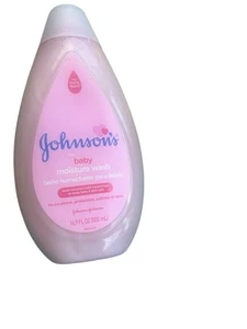 Johnson’s Baby Moisture Wash, No More Tears, biberón rosa, 16,9 fl oz, NUEVO RARO - Imagen 1 de 1
