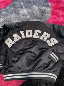 Chaqueta De Colección 1990 Raiders Chalk Line XL Hecha en EE. UU. Equipo de Los Ángeles NFL NWA - Imagen 1 de 8
