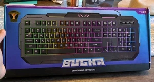 Kyle BUGHA Giersdorf Exclusive RGB LED Gaming PC USB Keyboard NEW  - Picture 1 of 7