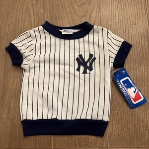 Camisa a rayas vintage de los New York Yankees de 12 meses para bebé Nuevo de Lote Antiguo - Imagen 1 de 5