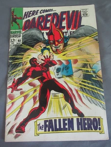 Marvel .12 cent Comics, Daredevil Vol 1 # 40, May. 1968,The Fallen Hero! - Picture 1 of 7