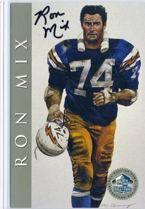 Ron Mix 1998 HOF Hall Fame Signature Series Platinum /2500 Autograph Auto - Picture 1 of 1